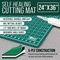 U.S. Art Supply; 24" x 36" Self-Healing Cutting Mat 5-Ply - Double-Sided Green/Black Craft Mat, Non-Slip Cutting Mats for Crafts, Sewing, Quilting, Scrapbooking; Category:Cutting Mats & Accessories; Image:3